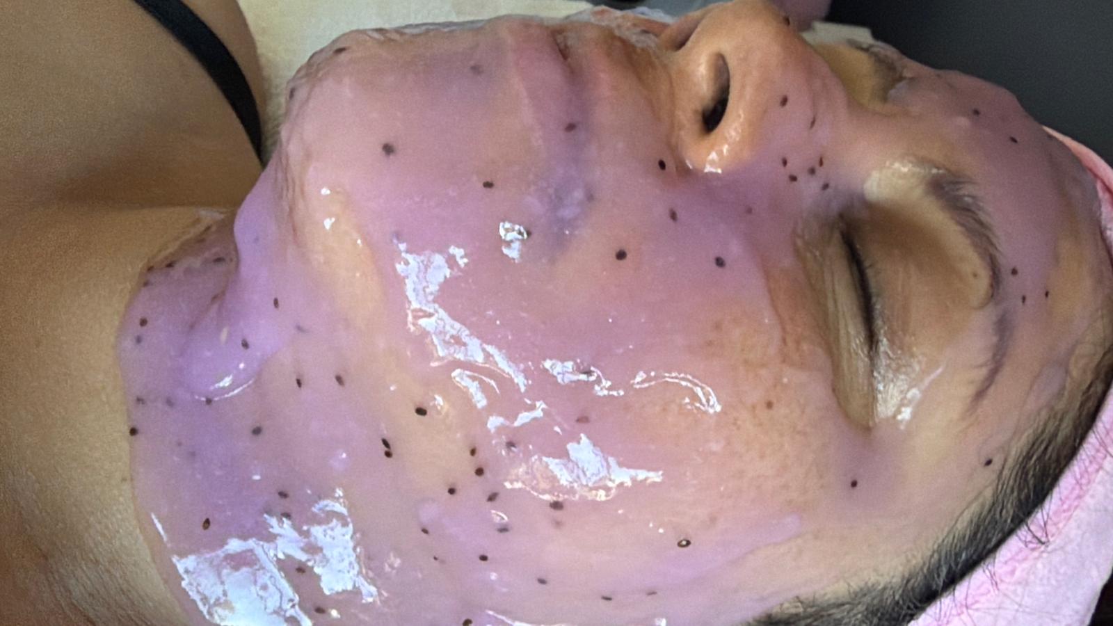 Relaxing professional skincare session at Luméra Aesthetics